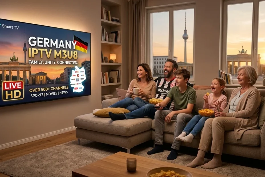 Germany IPTV M3U8 streaming Köln and UK channels in Dubai UAE on Smart TV