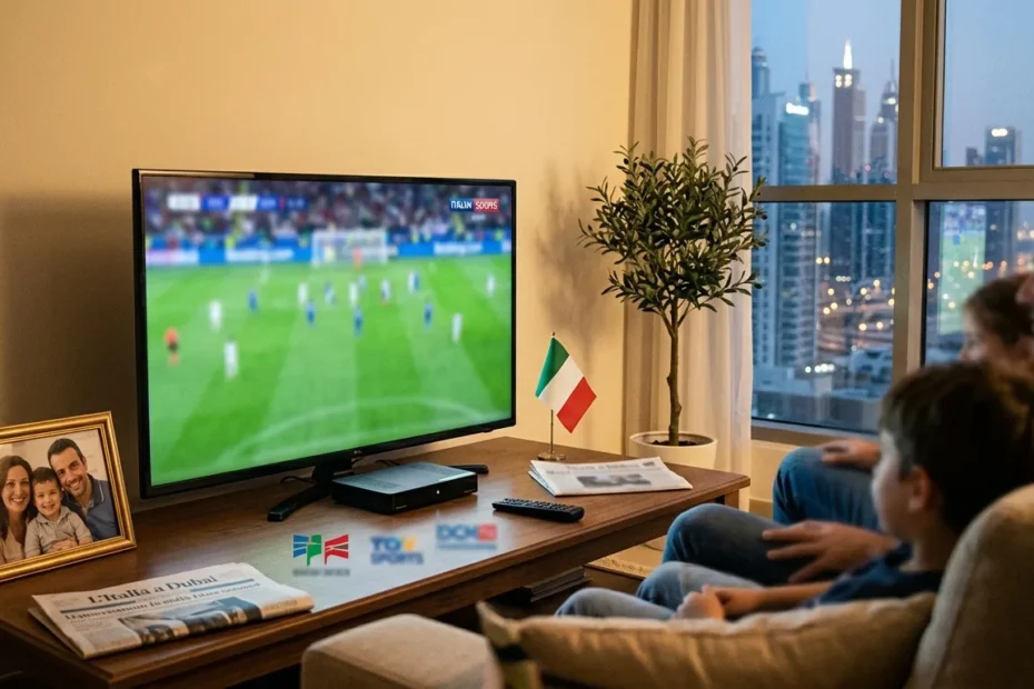 Best Italy IPTV service in Dubai UAE streaming Italian TV channels HD
