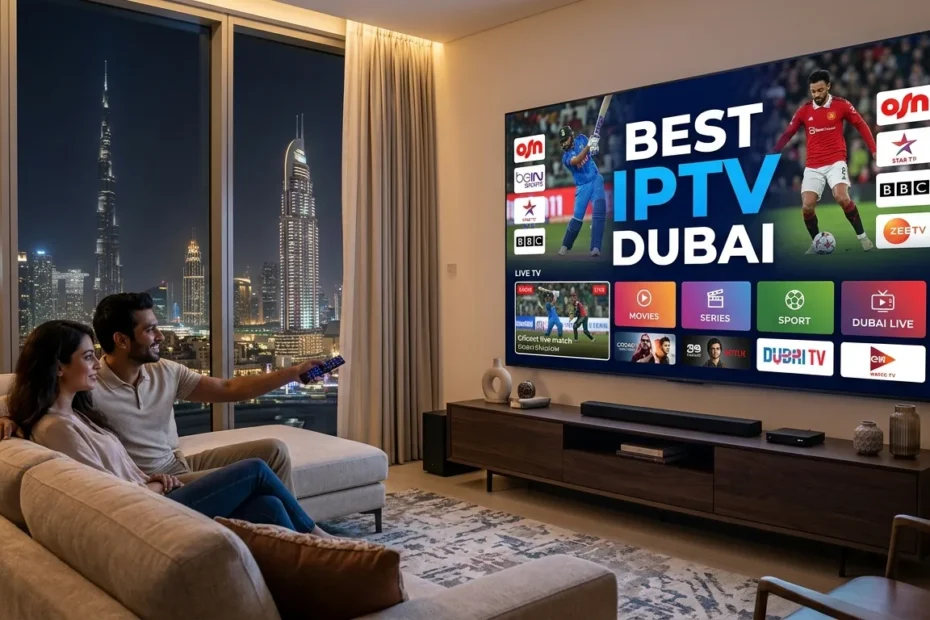 Best IPTV Dubai service on Smart TV with HD streaming in UAE