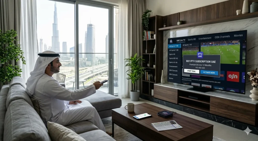buy IPTV subscription UAE Dubai best IPTV service