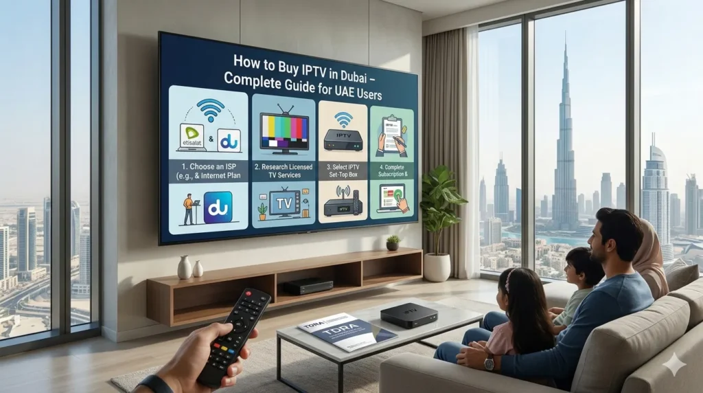 how to buy IPTV in Dubai UAE guide