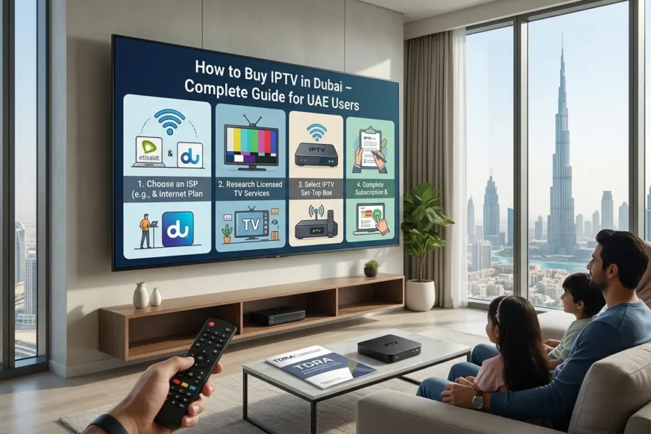 how to buy IPTV in Dubai UAE guide